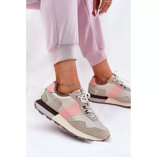  Dámské tenisky BIG STAR RR274243 PINK/GREY 