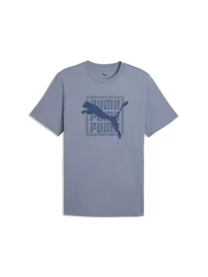 Pánské triko PUMA GRAPHIC TEE 691775_65 GRAY SKY