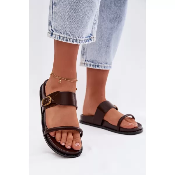  Dámské pantofle BOTO SARILISSE 41610 BROWN 