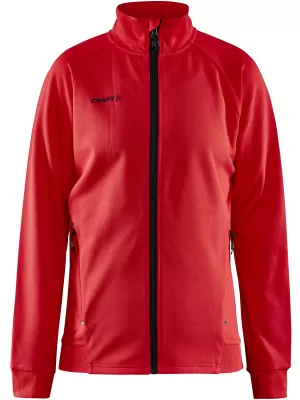 Dámská bunda CRAFT Corp. ADV Unify Jacket W JASNĚ ČERVENÁ