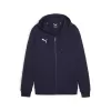 Dětská mikina PUMA TEAMGOAL CASUALS HOODED JKT 658596_06 PUMA NAVY/PUMA WHITE