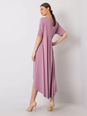 Dámské šaty RUE PARIS RV-SK-R4889.09 DARK PINK