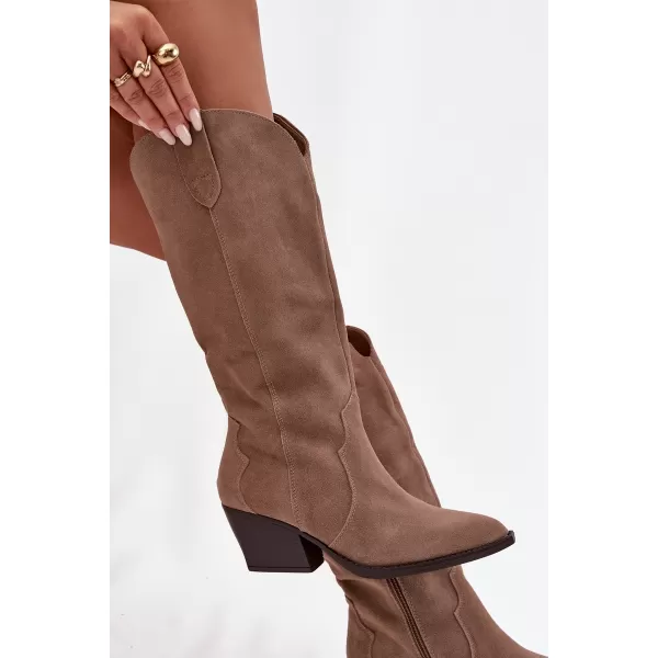  Dámské kozačky BOTO URSELLE 40126 KHAKI 