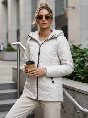 Dámská bunda DSTREET SVĚTLE ŠEDÁ