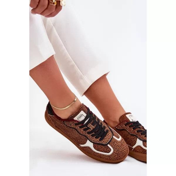  Dámské tenisky LOPEZ JUST DARE SS2D4016 BROWN/BEIGE 