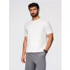 Pánské triko OMBRE OM-TSCT-0240 OFF-WHITE