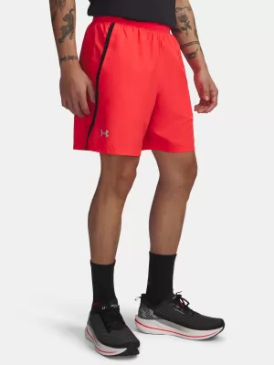 Pánské kraťasy UNDER ARMOUR UA LAUNCH 7'' SHORTS 1382620-714 ČERVENÁ
