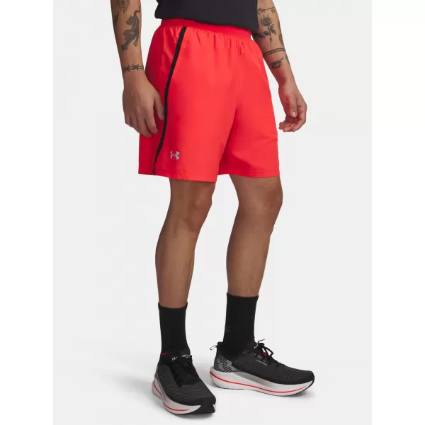  Pánské kraťasy UNDER ARMOUR UA LAUNCH 7'' SHORTS 1382620-714 ČERVENÁ 