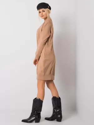 Dámské šaty BASIC FEEL GOOD RV-TU-5184.93P CAMEL