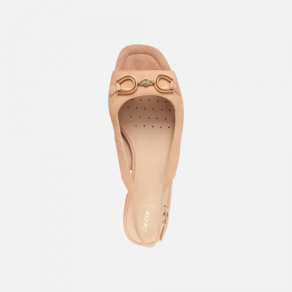  Dámské sandály GEOX NEW ERAKLIA 15 G012991 BÉŽOVÁ 