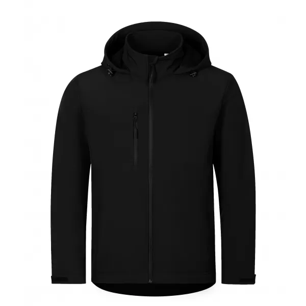  Pánská softshellová bunda ALTISPORT NoPrint NP/ALM845 ČERNÁ 