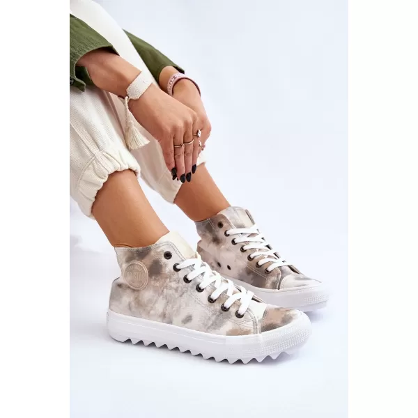  Dámské tenisky BIG STAR LL274047 WHITE/OLIVE 