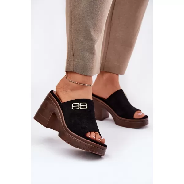  Dámské pantofle VINCEZA 17400 BLACK 