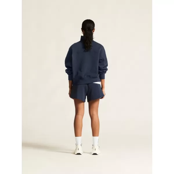  Dámské těžké teplákové šortky CRAFT Corp. Frequent Sweatshorts W TMAVĚ MODRÁ 
