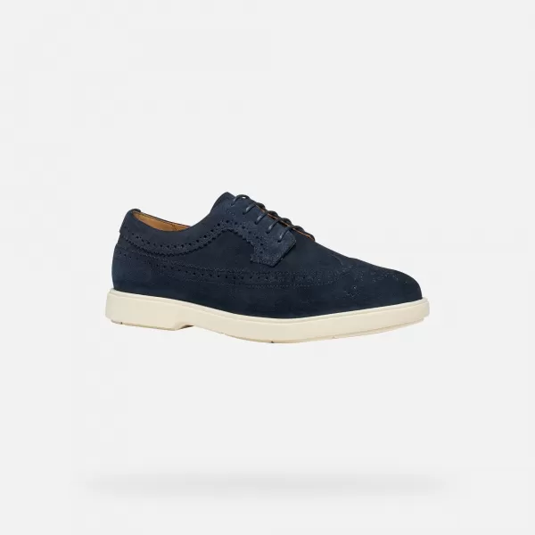  Pánské tenisky GEOX SPHERICA EC17 G014398 TMAVĚ MODRÁ 