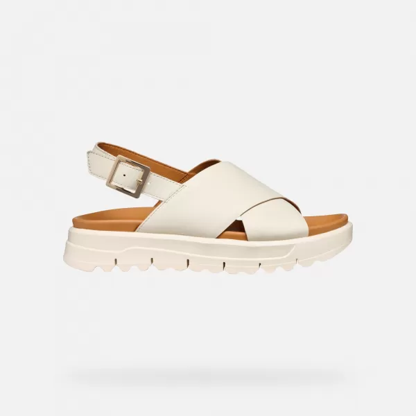  Dámské sandály GEOX XAND 2.1S G012764 BÍLÁ 