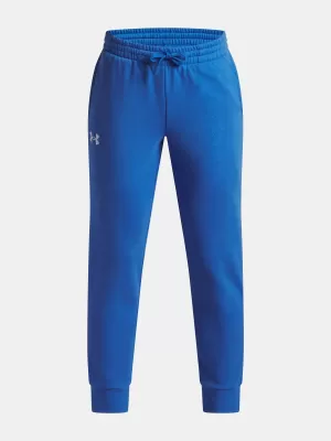 Chlapecké tepláky UNDER ARMOUR UA RIVAL FLEECE JOGGERS 1379787-402 MODRÁ