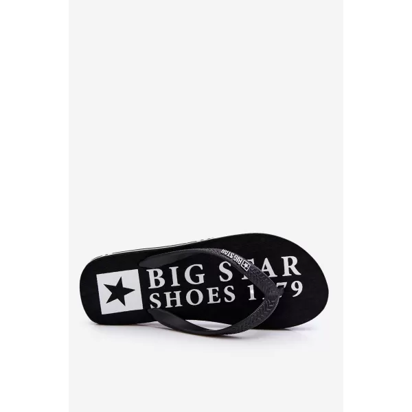  Pánské žabky BIG STAR LL174444 BLACK 