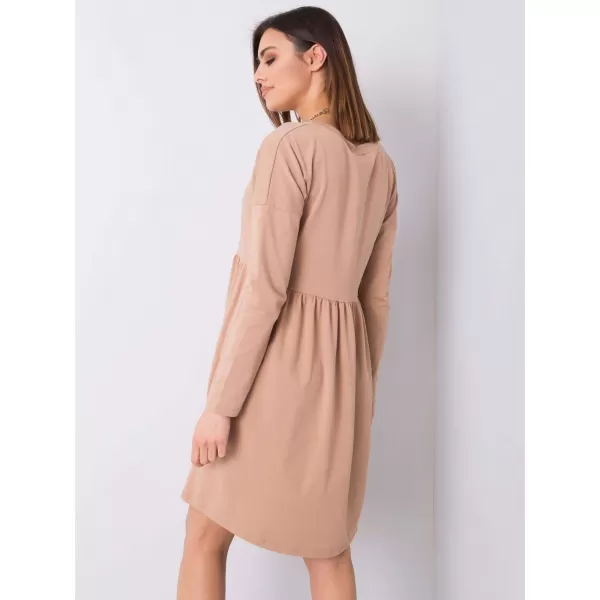  Dámské šaty RUE PARIS RV-SK-6008.19X CAMEL 