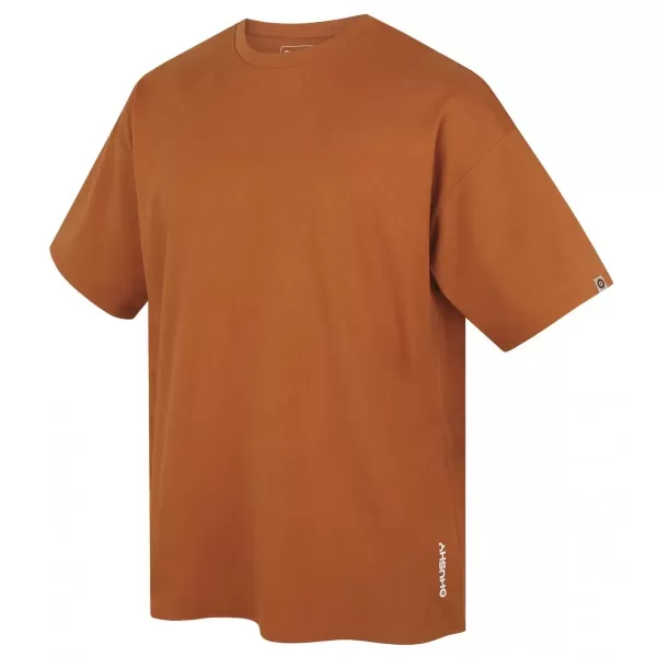  Pánské triko HUSKY TEE VIEW M BROWN 