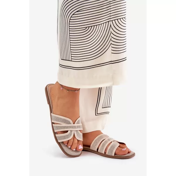 Dámské pantofle BOTO SCAZZE 36258 BEIGE 