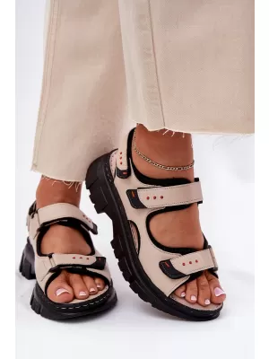 Dámské sandály ARTIKER 56C0471 BEIGE/BLACK