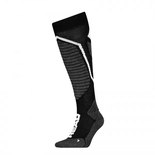  Ponožky HEAD SKI PERFORMANCE KNEEHIGH 1P BLACK/DARK GREY 