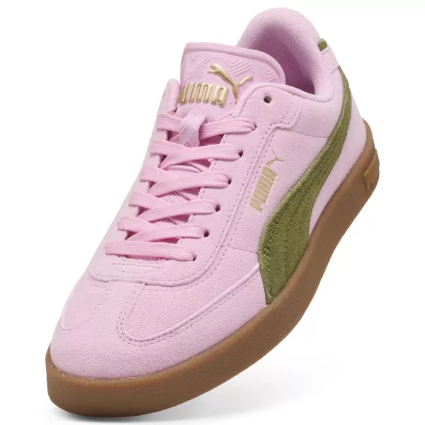  Boty PUMA CLUB II ERA SUEDE 400717_31 PINK SHIMMER/OLIVE GREEN 