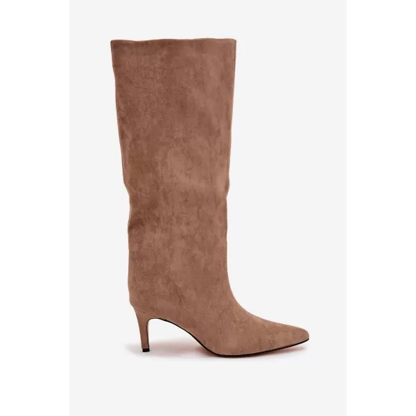  Dámské kozačky BOTO JEHLU 40518 BROWN 