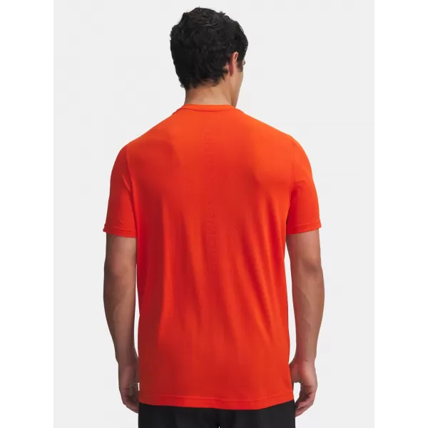  Pánské triko UNDER ARMOUR VANISH SEAMLESS NOVELTY SS 1388129-844 ORANŽOVÁ 