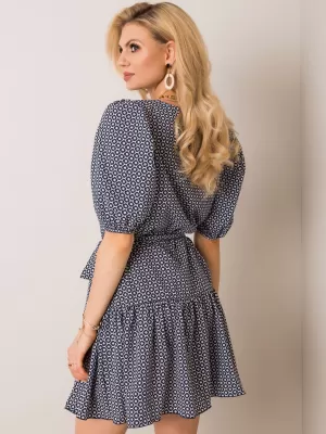 Dámské šaty LAKERTA LK-SK-508151.34P NAVY BLUE-RED
