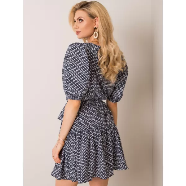  Dámské šaty LAKERTA LK-SK-508151.34P NAVY BLUE-RED 
