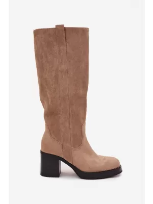 Dámské kozačky BOTO SANELLE 40149 KHAKI