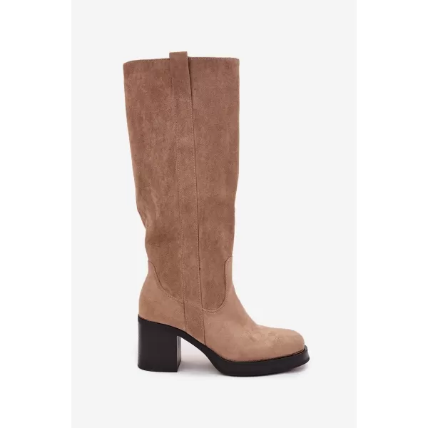  Dámské kozačky BOTO SANELLE 40149 KHAKI 