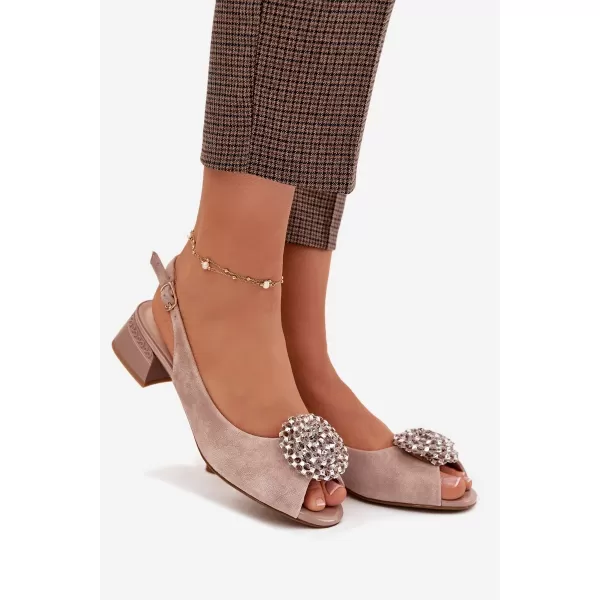  Dámské sandály D&A CR61-3030 BEIGE 