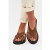 Dámské sandály ZAZOO 3196 BROWN/BEIGE
