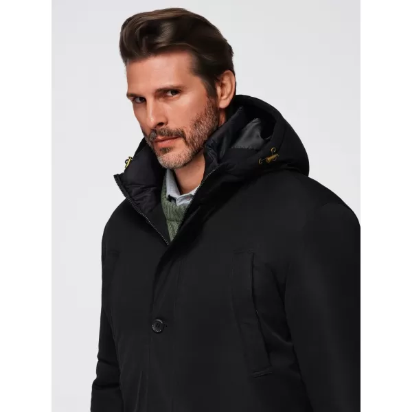  Pánská parka OMBRE OM-JAPJ-0287 BLACK 