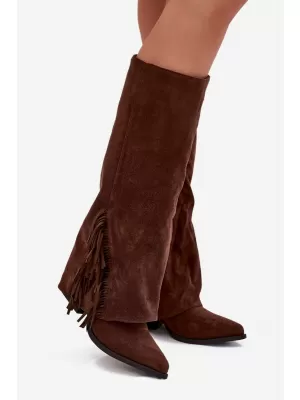 Dámské kozačky BOTO ZALIA 38567 BROWN