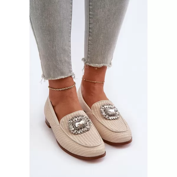  Dámské mokasíny D&A MR38-676 BEIGE 