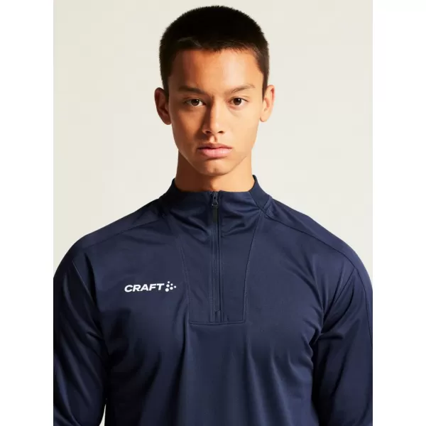  Pánská tréninková bunda s 1/4 zipem CRAFT TW Evolve 2.0 Half Zip M NÁMOŘNÍ MODRÁ 
