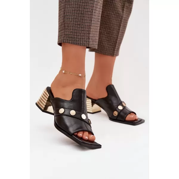  Dámské sandály D&A CR61-3063 BLACK 
