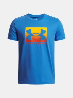 Chlapecké triko UNDER ARMOUR UA B BOXED SPORTS UPDATE SS 1388672-402 MODRÁ