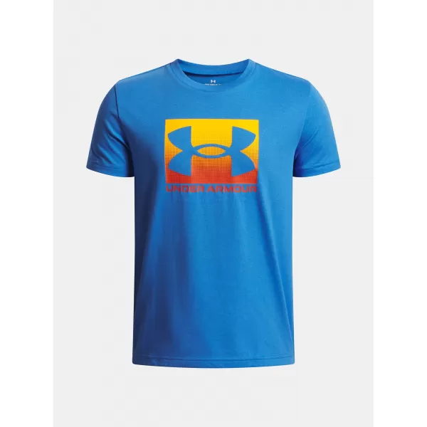  Chlapecké triko UNDER ARMOUR UA B BOXED SPORTS UPDATE SS 1388672-402 MODRÁ 
