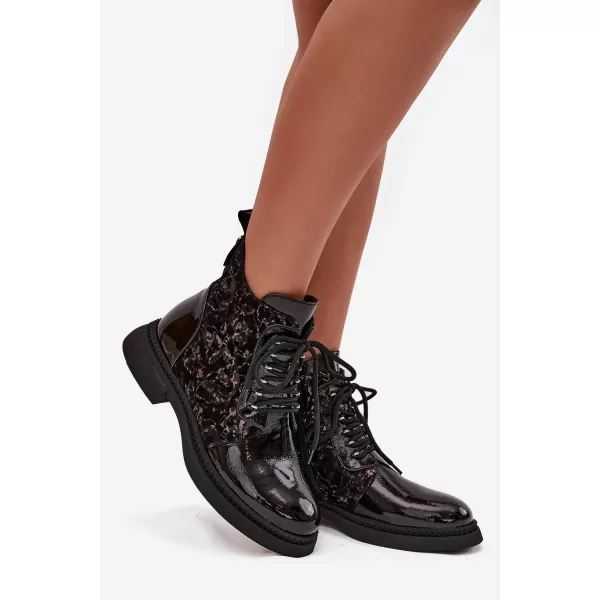  Dámské boty D&A CR52-613 BLACK 