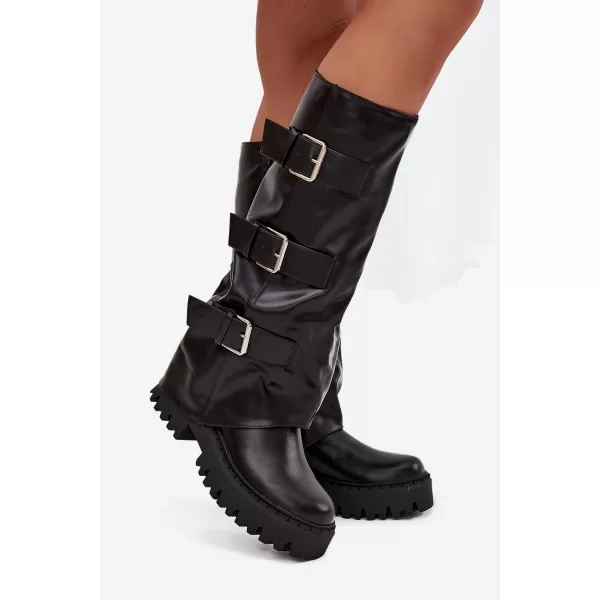  Dámské kozačky BOTO ISAVINE 39227 BLACK 