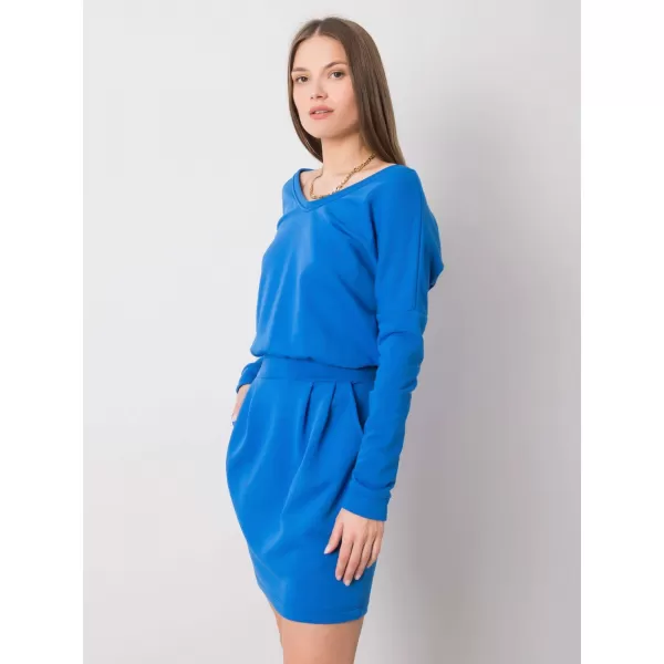  Dámské šaty RUE PARIS RV-SK-6037.18X DARK BLUE 