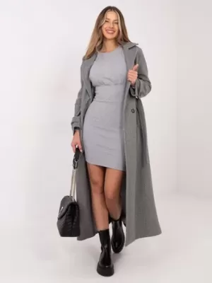 Dámské šaty RUE PARIS RV-SK-6079.65 GRAY
