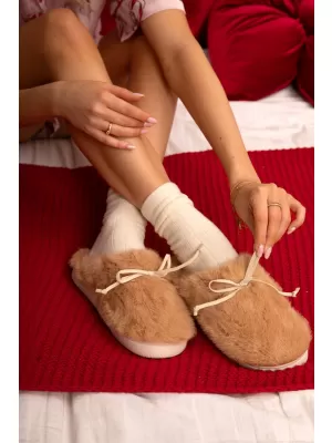 Dámské pantofle BOTO MINELLA 40737 CAMEL