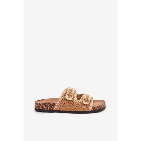  Dámské pantofle BOTO FENIRA 38672 CAMEL 