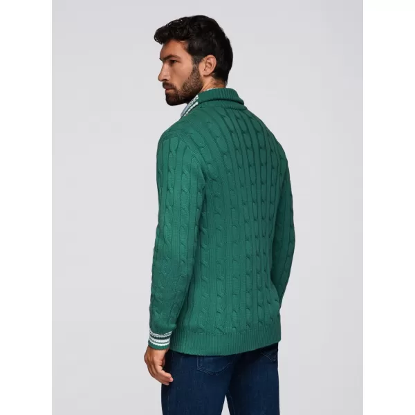  Pánský kardigan OMBRE OM-SWCD-0152 GREEN 